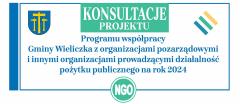 Zarządzenie w sprawie przeprowadzenia konsultacji projektu Programu współpracy Gminy Wieliczka z organizacjami pozarządowymi i innymi organizacjami prowadzącymi działalność pożytku publicznego na rok 2024