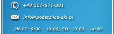 Kontakt Ośrodek narciarski Podstolice-Ski
