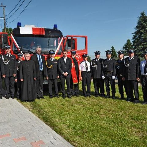 Nowy samochód pożarniczy dla OSP Byszyce