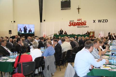 Zjazd małopolskiej „Solidarności” w Wieliczce