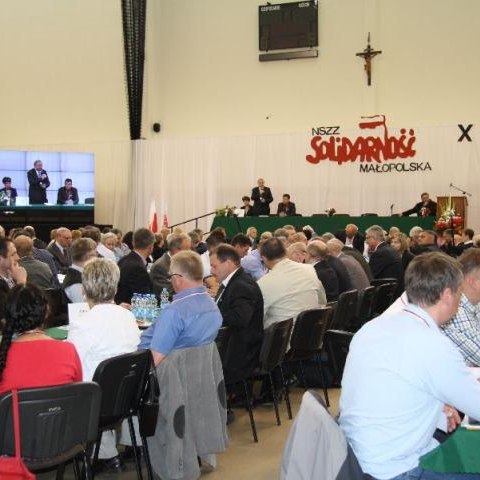 Zjazd małopolskiej „Solidarności” w Wieliczce