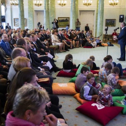 Przedstawiciele Miasta i Gminy Wieliczka u Prezydenta Bronisława Komorowskiego