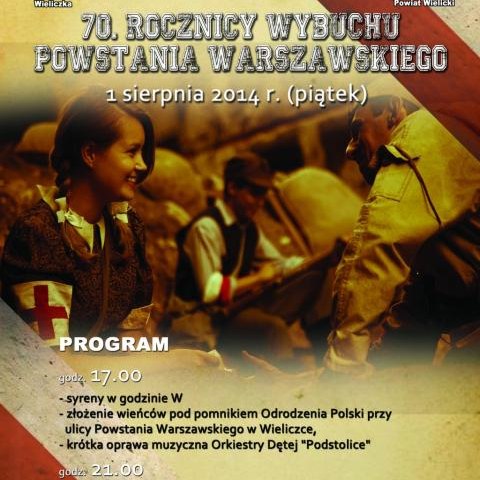 Obchody 70. rocznicy wybuchu Powstania Warszawskiego