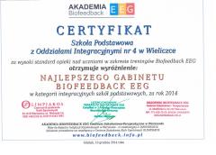 „Czwórka” ma kolejny Certyfikat
