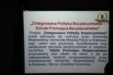 Spotkanie Partnerów w ramach projektu Zintegrowanej Polityki Bezpieczeństwa w Szkole Podstawowej nr 2 w Wieliczce
