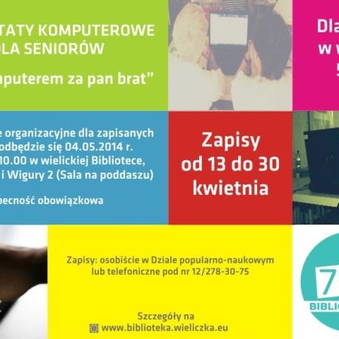 XII edycja warsztatów komputerowych dla Seniorów – zapraszamy!