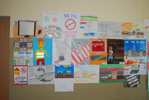 Gminny Konkurs Plastyczny „Dbam o bezpieczeństwo swoje i innych” organizowany przez Szkołę Podstawową nr 2 w Wieliczce