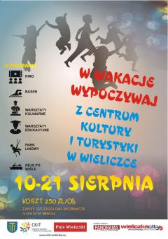 Wakacyjny wypoczynek w Centrum Kultury i Turystyki w Wieliczce