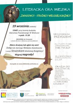 Literacka gra miejska „Zwiadowcy” już po raz drugi w Wieliczce!
