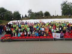 I Odblaskowy Rajd Rowerowy na Małopolskiej Arenie Lekkoatletycznej w Wieliczce