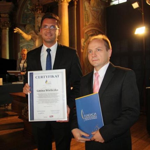 Samorządowy Lider Edukacji 2015 dla Wieliczki