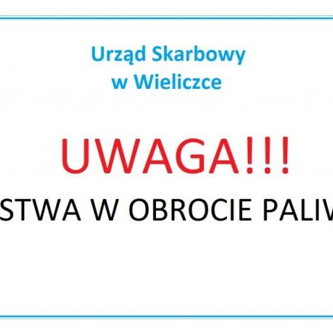 Uwaga!!! Oszustwa w obrocie paliwami