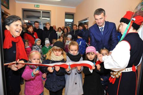Przedszkolaki z Mietniowa w nowej siedzibie!