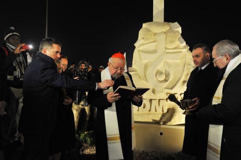 Odsłonięcie i poświęcenie pomnika ŚDM w Brzegach