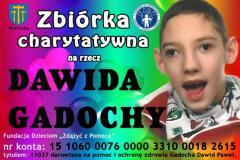 Zbiórka charytatywna dla Dawida Gadochy