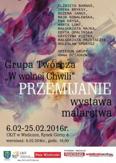 WERNISAŻ WYSTAWY GRUPY TWÓRCZEJ „W WOLNEJ CHWILI”