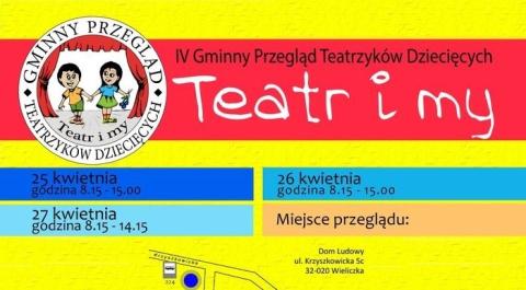 IV Gminny Przegląd Teatrzyków Dziecięcych "TEATR I MY"