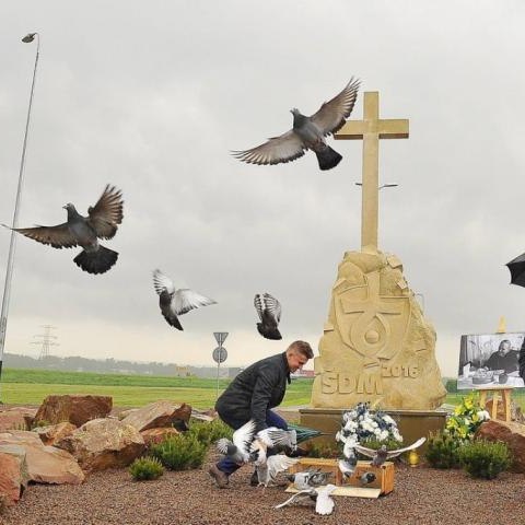 „Gołębie pokoju” na Campus Misericordiae