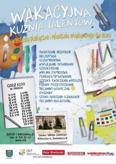 Galeria „Szkoła Górnicza” zaprasza na Wakacyjną Kuźnie Talentów
