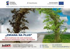 „Zmiana na plus” - dotacje na innowacje