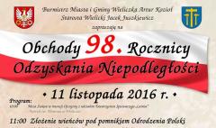 Obchody 98. Rocznicy Odzyskania Niepodległości