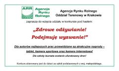 Konkurs - Zdrowe odżywianie! Podejmij wyzwanie!