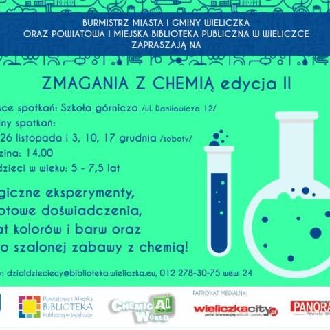 Zapraszamy na warsztaty chemiczne - edycja II