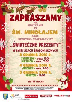 Mikołajki w Świetlicach Środowiskowych