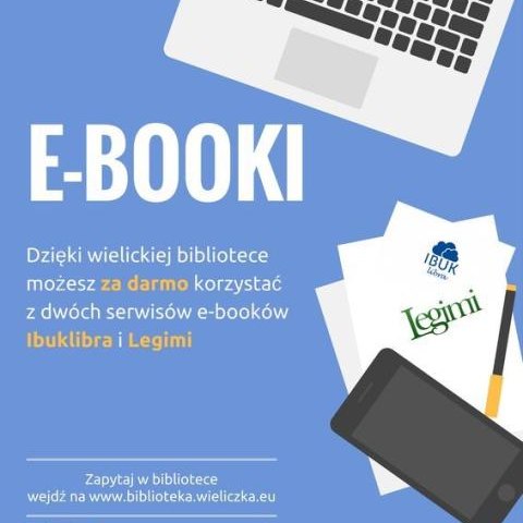 Czwarty sezon ibooków w Powiatowej i Miejskiej Bibliotece Publicznej w Wieliczce.