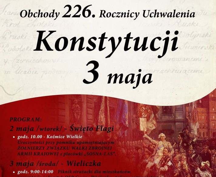 Rocznica Uchwalenia Konstytucji 3 Maja Prezentacja Multimedialna Uroczyste obchody 226. rocznicy uchwalenia Konstytucji 3 Maja