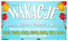 Wakacje z Centrum Kultury i Turystyki w Wieliczce