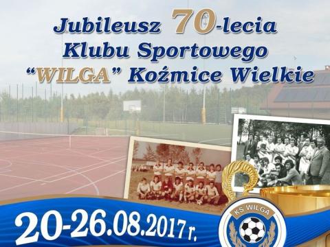 Jubileusz 70-lecia Klubu Sportowego "Wilga" Koźmice Wielkie