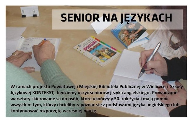 „Senior na językach” w wielickiej bibliotece