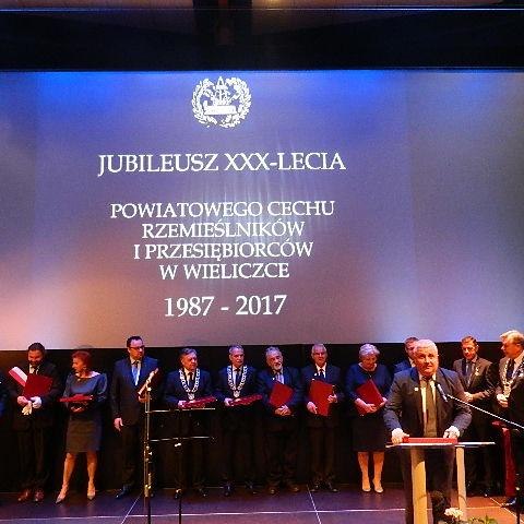 Jubileusz XXX-lecia Cechu Rzemieślników i Przedsiębiorców w Wieliczce