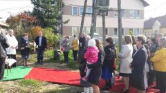 Poświęcenie krzyża w Raciborsku