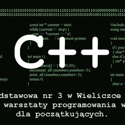 Programowanie w języku C++ w Szkole Podstawowej Nr 3 w Wieliczce