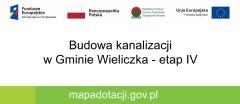 Budowa kanalizacji w Gminie Wieliczka – etap IV