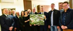 Podpisanie umowy na budowę Zakładu Uzdatniania Wody w Wieliczce
