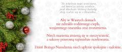 Najlepsze życzenia z okazji Świąt Bożego Narodzenia!
