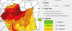 Powiadomienie o przekroczeniu i o ryzyku wystąpienia przekroczenia poziomu alarmowego dla pyłu zawieszonego PM10 w powietrzu