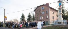 Poświęcenie odnowionej kapliczki w Golkowicach