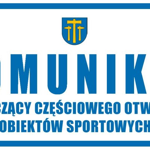 Częściowe otwarcie obiektów sportowych