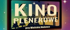 Kino plenerowe przy Wielickiej Mediatece.