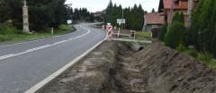 Budowa chodnika w Pawlikowicach