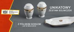 Unikatowy zestaw solniczek z polskim godłem już w Wieliczce