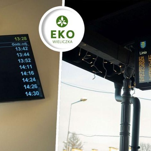 System dynamicznej informacji pasażerskiej na Wielickim Dworcu Autobusowym
