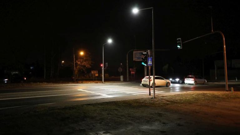 budowa doswietlen przejsc dla pieszych przy drodze krajowej nr 94 Wieliczka-007.jpg