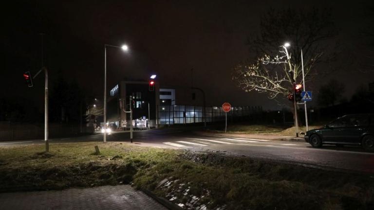 budowa doswietlen przejsc dla pieszych przy drodze krajowej nr 94 Wieliczka-008.jpg