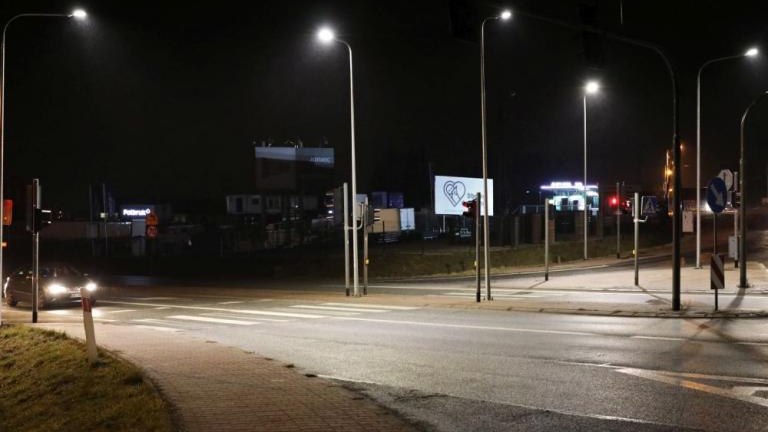 budowa doswietlen przejsc dla pieszych przy drodze krajowej nr 94 Wieliczka-014.jpg