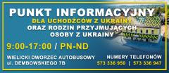 PUNKT INFORMACYJNY dla Uchodźców z Ukrainy oraz Rodzin przyjmujących osoby z Ukrainy